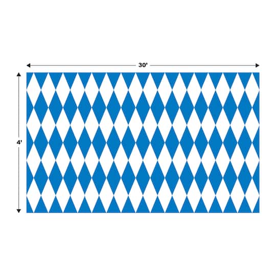 Beistle 30ft. Blue and White Oktoberfest Backdrop